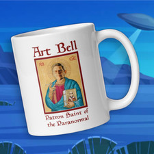 Listing image for Art Bell Coast to Coast Coffee Mug Paranormal UFO Radio