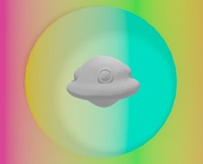 Listing image for UFO Model (White)
