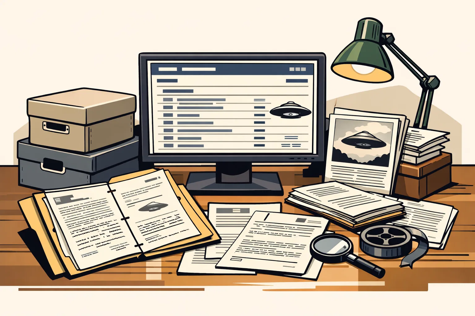 Overview image for Finding Original UFO Records in Archives | UFO Archives
